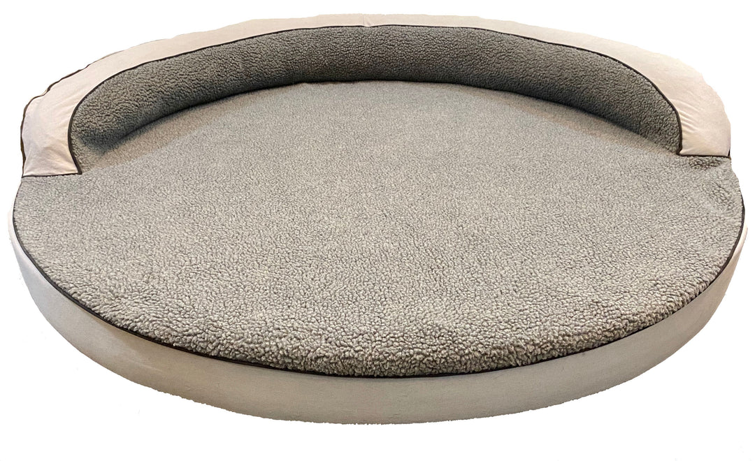 Round Bolster Dog Bed