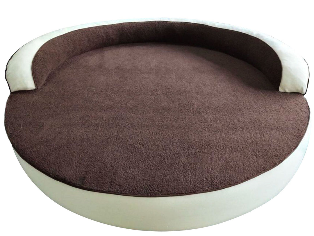 Round Bolster Dog Bed