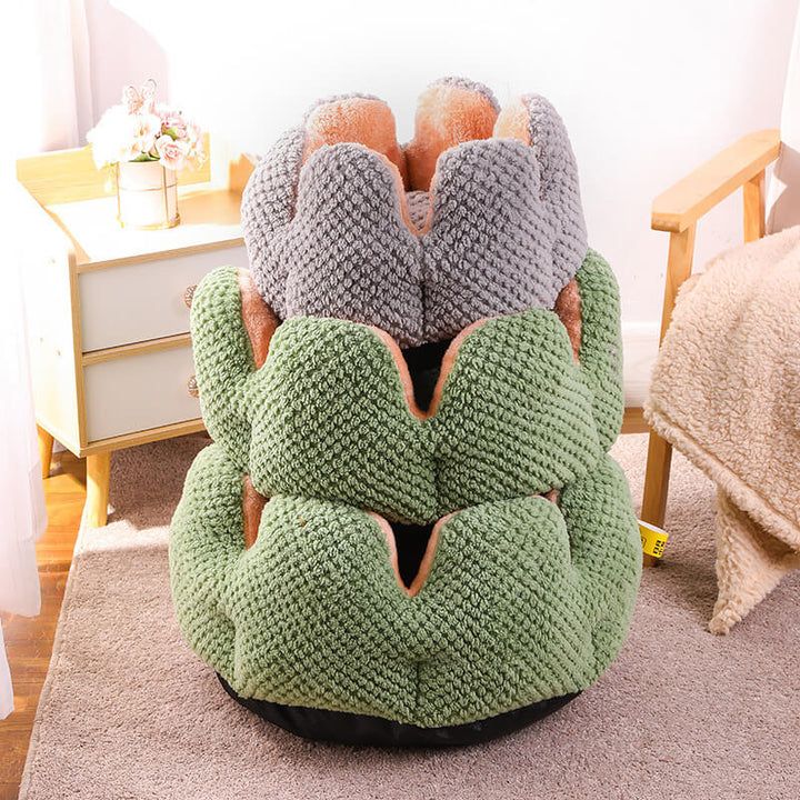 Cactus Shape Plush Pet Bed