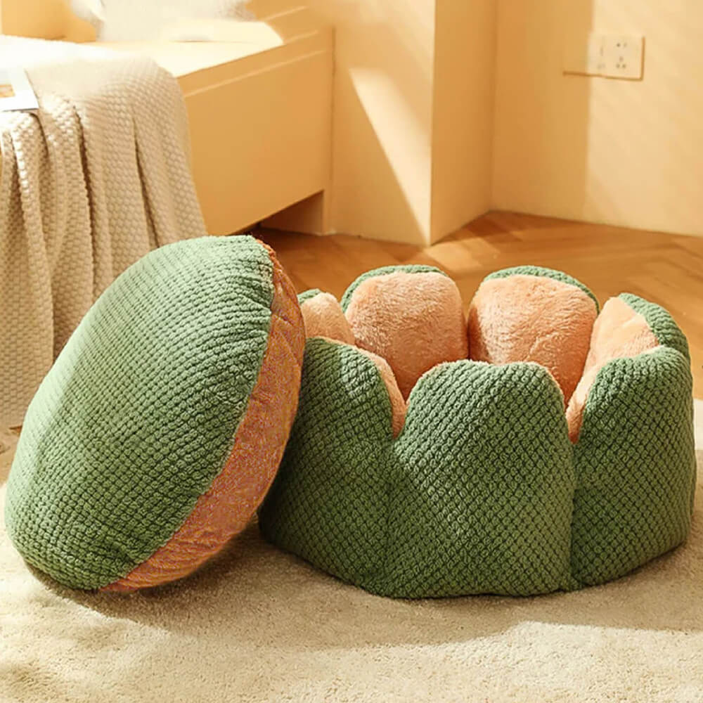 Cactus Shape Plush Pet Bed