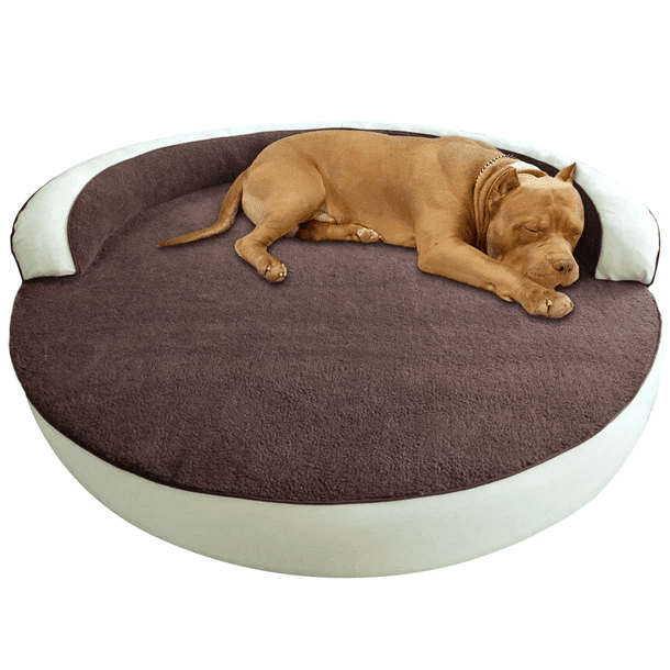 Round Bolster Dog Bed